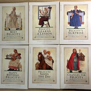 Vintage ‘ American Girl Doll First Edition Book Set’ FELICITY